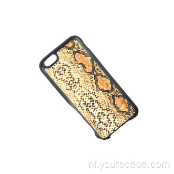 Aangepaste maat cover Case Snakeskin telefoonhoes